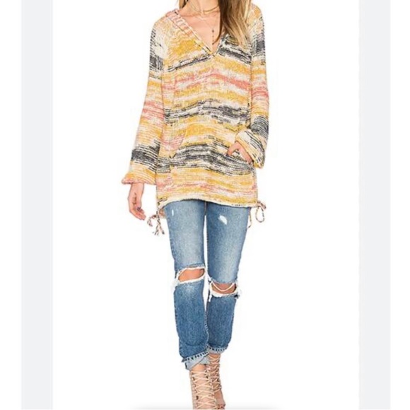 Free People Revolve Snowcone Hoodie XS … oversized NWOT - Picture 4 of 4